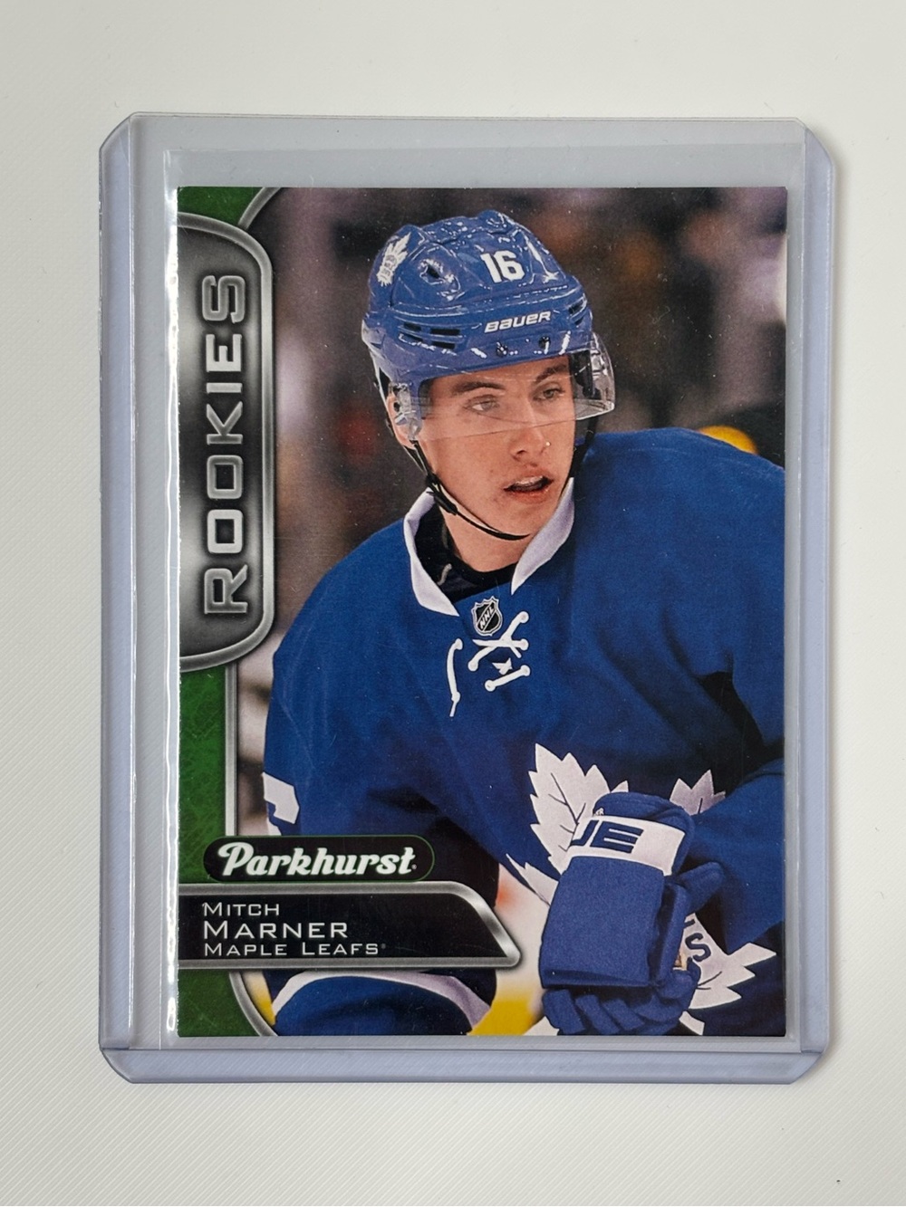 Mitch Marner 2016-17 Upper Deck Parkhurst Rookies RC #390 Toronto Maple Leafs
